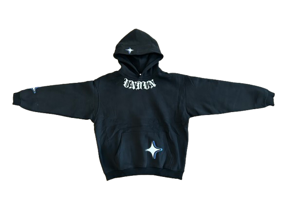 Blue and Black Hoodie