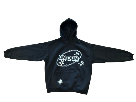 White and Black Hoodie