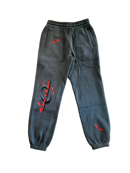 Grey and Red Sweatpants